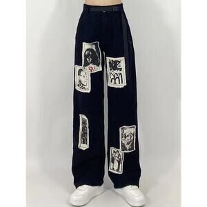 Urbanic Patchwork Straight Leg Jeans - L